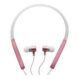 Audífonos Bluetooth Deportivos Manos Libres Inalambrico Sport Neck Band Resistente A Sudor Color Rosa