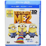 Mi Villano Favorito 2 Pelicula Blu-ray 3d + Blu-ray + Dvd