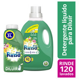 Rinso Detergente Líquido Para Diluir 500ml + Detergente 3lt