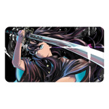 Mouse Pad Muichiro Tokito Kimetsu No Yaiba Extra Largo Gamer