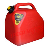 Bidon Nafta Combustible  5 Lt Pico Vertedor Rojo