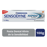 Sensodyne Rápido Alivio Blanqueador Crema Dental 100grs