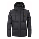 Chaqueta Puffer Urbana Con Gorro Desmontable Hombre