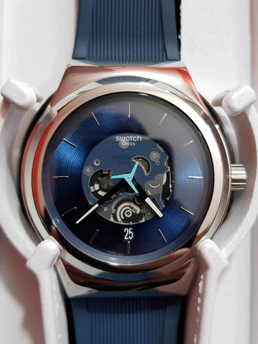 Reloj Swatch Automatico Sistem Blurang Sin Detalles
