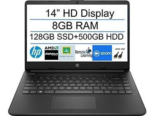 Laptop Hp Beat I5-7200u 14'' Win10 8gb Ram 128gb Ssd -negro