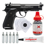 Marcadora Co2 Beretta 92a1 Blowback Full Metal Bbs 177 Xtrem