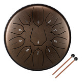 Tambor Steel Tongue Drum D-key Musical De 6 Pulgadas Con Len