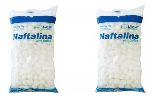 N A F T A L I N A  Bolas 2 Kg Pura Mata Insetos