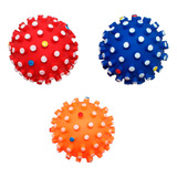 Juguete Perros Pelota Erizada Puntas Redondas Sonido 6 Cm