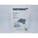 Manual Do Console Nintendo 64 - Gradiente - Original - Br