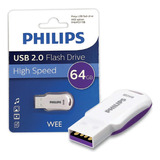 Pendrive Usb-a Philips Wee 64gb Color Blanco