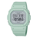 Reloj Mujer Casio Baby G Bgd-565sc 3d - Caja Ø37.9mm Impacto Color De La Malla Verde Menta Color Del Bisel Verde Menta Color Del Fondo Verde Claro