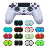 100 Gomas Joystick Silicón Para Ps4 Ps5 Xbox Fosforescente