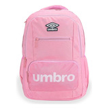 Mochila Umbro® Casual Deportiva Porta Laptop Hasta 16 Inch Color Rosa