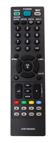 Control Para Tv LG Akb73655802 (no Smart) + Funda Silicona