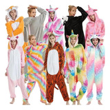 Pijama Kigurumi Niños Unicornios Animales Mameluco Disfraz