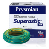 Cable 2.5mm Unipolar Superastic Pirelli Prysmian X 50mts