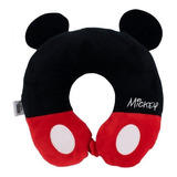 Pescoceira Viagem Almofada Orelhas Mickey 28x28cm - Disney Cor Vermelho