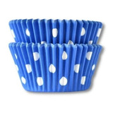 Millar Capacillos Azul Con Puntos #5 Para Cupcakes 1000 Pzas