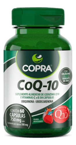 Coenzima Q10 750mg Com 60 Cápsulas - Copra