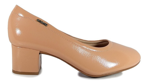 Zapatos Stilettos Mujer Taco Ancho Bajo Brillo Modare 7316
