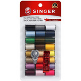 Pack 24 Mini-hilos De Coser A Mano, Agujas Y Enhebrador