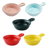 Plato De Cerámica Pottery Bowl Para Condimentos, 5 Unidades