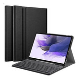 Funda + Teclado Para Samsung Tab S7 Fe 12.4 Fintie Negro 