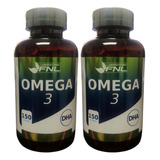 Omega 3 Fnl - Pack 2 Frascos 150 Cap C/u 1000 Mg Epa Dha
