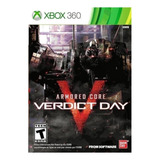 Armored Core Veredict Day Xbox 360 Desbloqueado Mídia Física