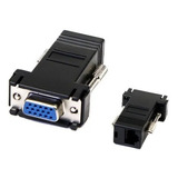 Adaptador Conector Fêmea Vga X Rj45 Cabo De Rede