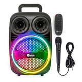 Parlante Portatil Melon Bluetooth 8 Pulgadas Mic Luces