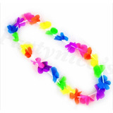 24 Collar Hawaiano 24 Bombin Neon 12 Hielo Led Partynices