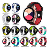 4 Correas Transpirables Para Galaxy Watch Active + Mica 