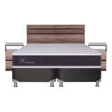 Cama Americana 2 Plazas Cic Ortopedic + Set Ares