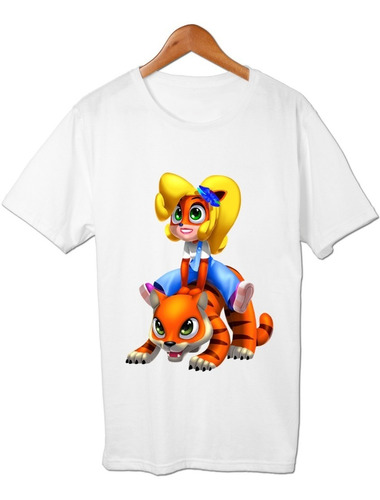 Coco Y Pura Crash Bandicoot Remera Friki Tu Eres