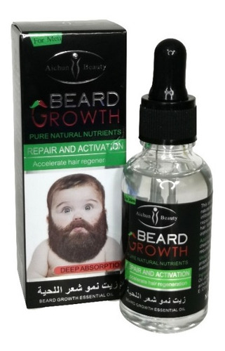 Pack De 6 Aceite Para Crecimiento De Barba 30ml