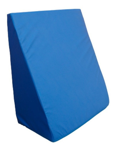 Almofada Triangular Leitura Amamentação Anti Refluxo Cor Azul