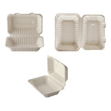 Envase Biodegradable / Porta Colación / Comidas (50 Uds)