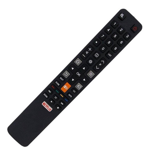 Controle Compatível Tv Smart Semp Tcl Led Hd Botão Netflix