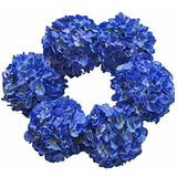 Hortensias Artificiales X6u - Diametro 22cm - Azul Royal