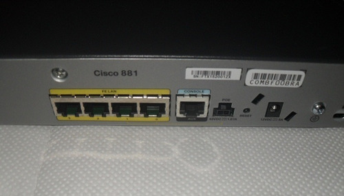 Roteador Cisco 881 K9 Na Cx Envio Imediato É Vapt-vulpt