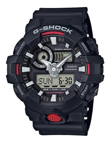 Relógio Casio Masculino G-shock Anadigi Original Ga-700-1adr