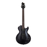 Guitarra Eléctrica Cort Zenox Series Z-custom 2 Single-cutaway De Caoba Trans Black Con Diapasón De Palo De Rosa