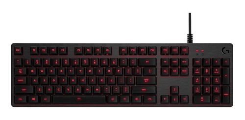 Teclado Gamer Logitech G413 Romer-g Inglés Carbón Luz Roja