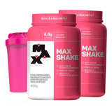 Kit 2x Max Shake Protein - Combo Mulher - Max Titanium Sabor Vitamina De Frutas