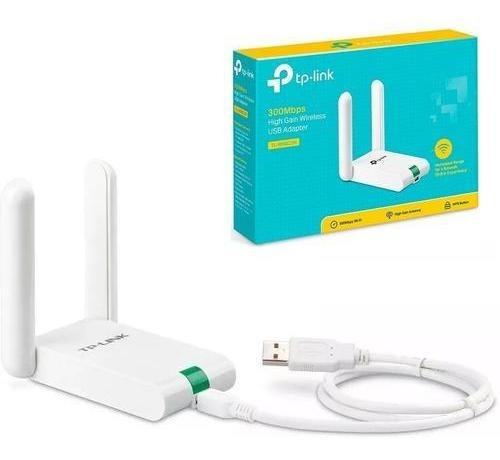 Adaptador Inalambrico Usb Tp-link Tl-wn822n 2 Antenas 300mb Alta Ganancia Envio