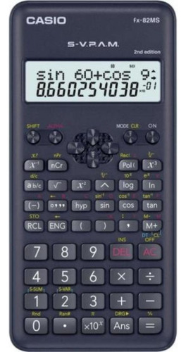 Calculadora Científica 240 Funções Fx-82ms-2-s4-dh Casio