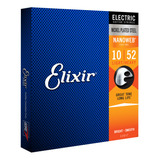 Cuerdas Elixir 12077 Nanoweb Guitarra Eléctrica 10-52  