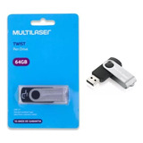 Pen Drive Multilaser 64gb Original 